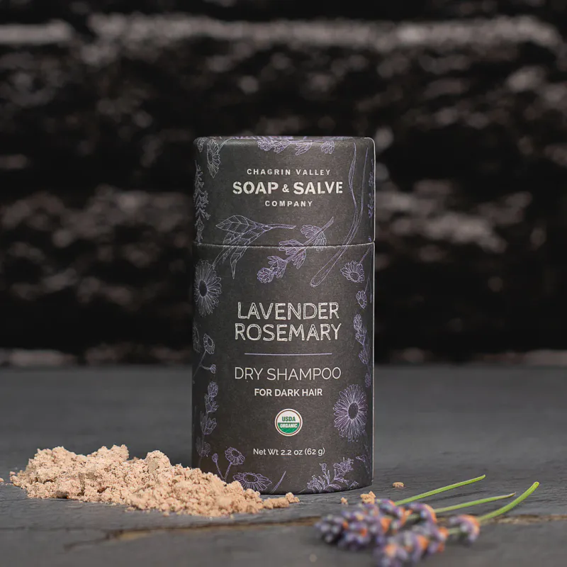 Dry Shampoo Dark Hair Lavender Rosemary