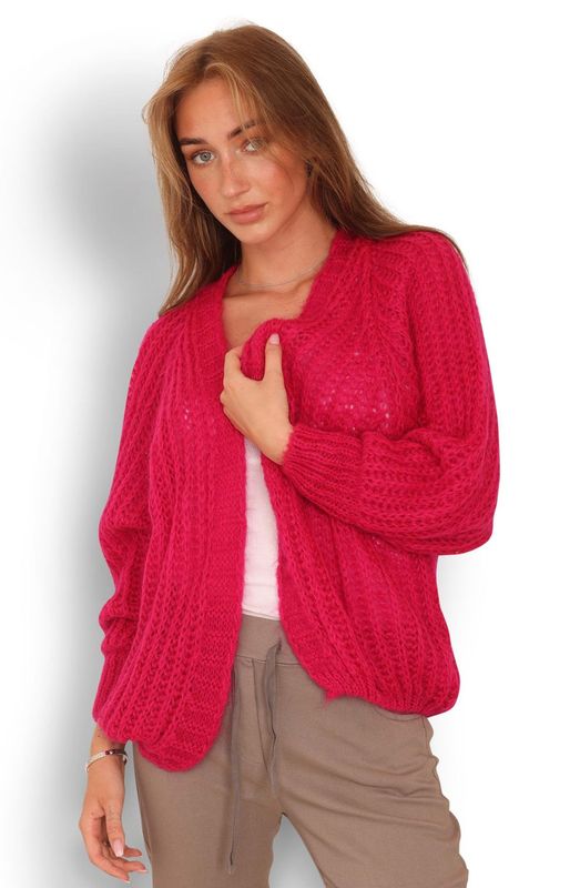 Cardigan Rosa