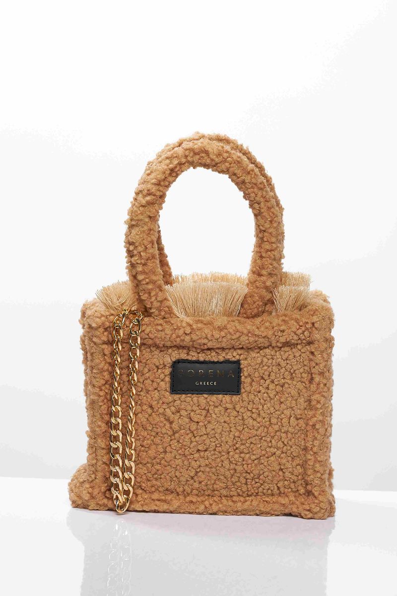 Sorena Teddy Honey Mini Tote Bag