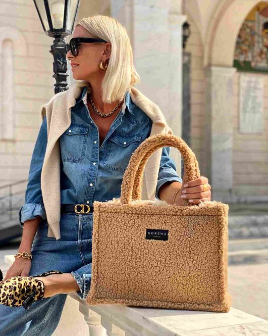 Hovedbilde Sorena Teddy Honey Medium Tote Bag