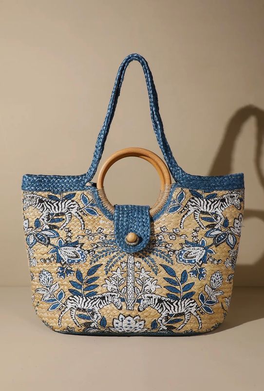 Palma Jute Tote Bag
