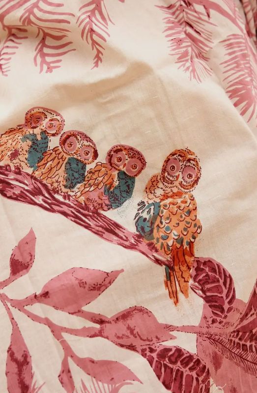 Kimono Pink Owl