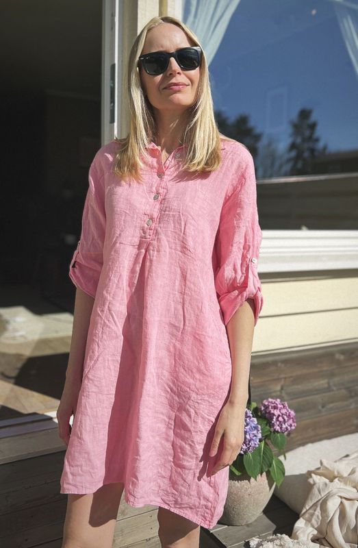 Ana Skjortekjole Rosa