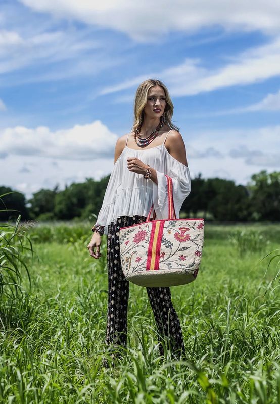 Valencia Jute Tote Bag
