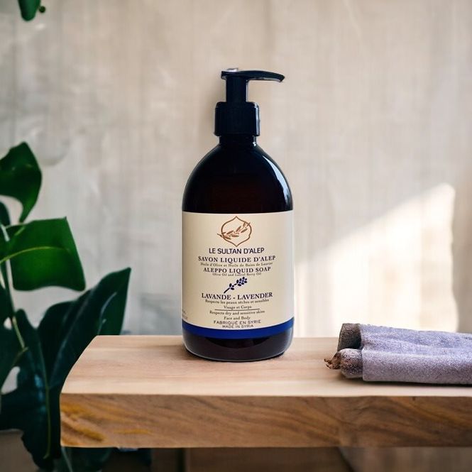 Hovedbilde Alepposåpe Flytende Lavendel 30% 500 ml
