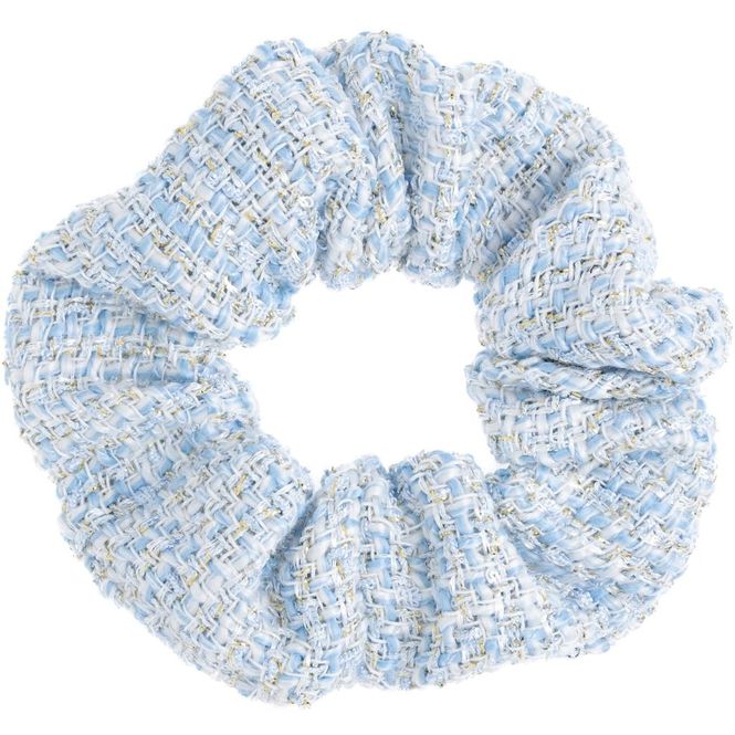 Hovedbilde Tweed Scrunchie Light Blue