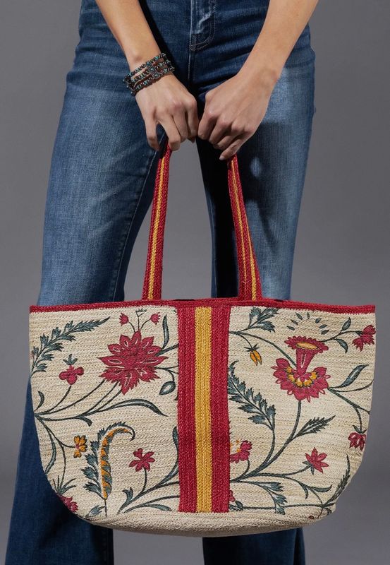 Valencia Jute Tote Bag